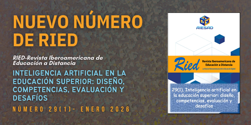 Lee más sobre el artículo RIED publica el Vol. 29, Núm. 1 (2026): Inteligencia artificial en la educación superior