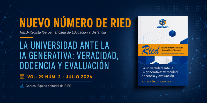 En este momento estás viendo Nuevo número de RIED: la universidad ante la inteligencia artificial generativa