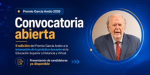 Lee más sobre el artículo AIESAD abre la convocatoria del Premio García Aretio 2026 a la innovación de la práctica docente