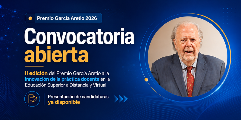 Lee más sobre el artículo AIESAD abre la convocatoria del Premio García Aretio 2026 a la innovación de la práctica docente