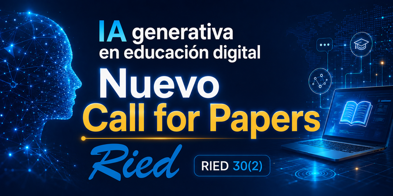 En este momento estás viendo RIED abre una nueva convocatoria de artículos sobre inteligencia artificial generativa en educación digital