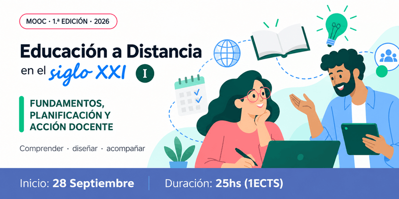En este momento estás viendo La CUED lanza un MOOC sobre los fundamentos y el diseño de la educación a distancia